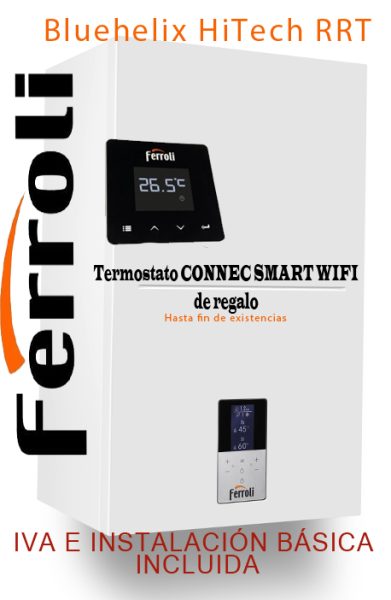 Ferroli Hitech RRT 391x600 - Calderas de condensación y calentadores de gas